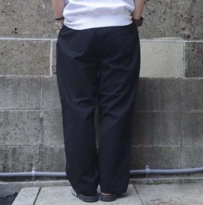 画像3: RICCARDO METHA (リカルドメッサ) ONE TUCK WIDE TROUSER ブラック