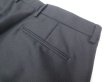 画像7: RICCARDO METHA (リカルドメッサ) ONE TUCK WIDE TROUSER WOOL ブラック (7)