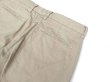 画像4: RICCARDO METHA (リカルドメッサ) ONE TUCK WIDE TROUSERS COTTON LINEN ベージュ (4)