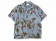 画像6: TWO PALMS (トゥーパームス) HAWAIIAN SHIRT RAYON DYED グレー (6)