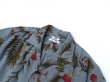 画像7: TWO PALMS (トゥーパームス) HAWAIIAN SHIRT RAYON DYED グレー (7)