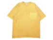 画像4: CAMBER (キャンバー) 8oz MAX WEIGHT POCKET T-SHIRT PIGMENT DYE マスタード (4)