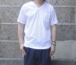 画像1: gicipi (ジチピ) V NECK POCKET T-Shirts ホワイト (1)