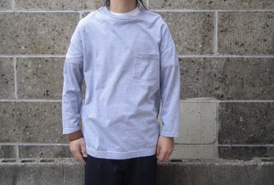 画像1: VINCENT ET MIREILLE (ヴァンソン エ ミレイユ) 3/4 CREW NECK BIG T-SHIRT グレー