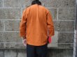 画像3: CAMBER (キャンバー) 8oz MAX WEIGHT CUT 8分袖 T-SHIRT GARMENT DYED オレンジ (3)