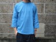 画像4: CAMBER (キャンバー) 8oz MAX WEIGHT CUT 8分袖 T-SHIRT GARMENT DYED サックス (4)