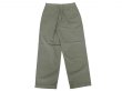 画像4: RICCARDO METHA (リカルドメッサ) 1TUCK WIDE TROUSERS TWILL オリーブ (4)