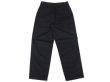 画像4: RICCARDO METHA (リカルドメッサ) ONE TUCK WIDE TROUSERS TWILL ブラック (4)