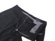 画像3: RICCARDO METHA (リカルドメッサ) ONE TUCK WIDE TROUSERS TWILL ブラック (3)