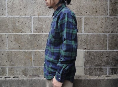 画像2: CAMCO (カムコ) DOUBLE FACE HEAVY FLANNEL SHIRT ブラックウォッチ