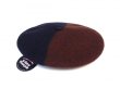 画像1: Le Beret Francais (ル ベレー フランセ) UNISEX BERET ダークネイビー/ブラウン (1)