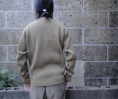 画像3: VINCENT ET MIREILLE (ヴァンソン エ ミレイユ) CREW NECK SWEATER 8GG AZE カーキ