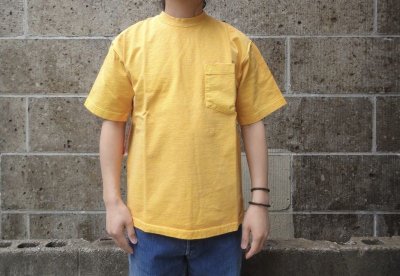 画像1: CAMBER (キャンバー) 8oz MAX WEIGHT POCKET T-SHIRT PIGMENT DYE マスタード