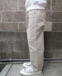 画像7: RICCARDO METHA (リカルドメッサ) 1TUCK WIDE TROUSERS DRAGON TWILL ベージュ (7)