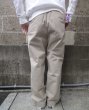 画像8: RICCARDO METHA (リカルドメッサ) 1TUCK WIDE TROUSERS DRAGON TWILL ベージュ (8)