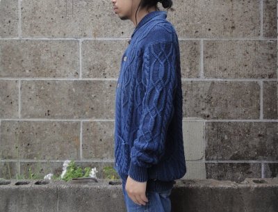 画像2: Original Blues (オリジナルブルース) Shawl Collar Cardigan ネイビー