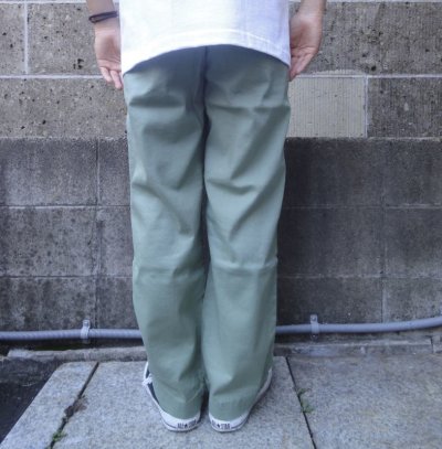 画像3: RICCARDO METHA (リカルドメッサ) ONE TUCK WIDE TROUSERS COTTON LINEN ミント