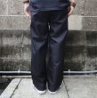 画像10: RICCARDO METHA (リカルドメッサ) ONE TUCK WIDE TROUSER WOOL ブラック (10)