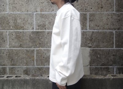 画像2: CAMBER (キャンバー) X-TREME WEIGHT JERSEY HENLEY NECK ナチュラル