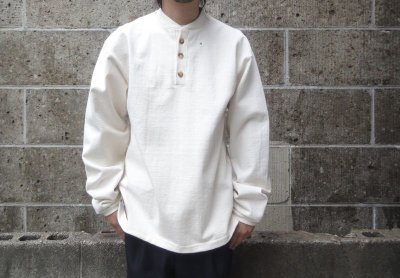 画像1: CAMBER (キャンバー) X-TREME WEIGHT JERSEY HENLEY NECK ナチュラル