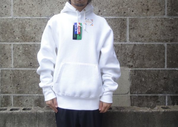 画像1: CAMBER (キャンバー) CROSS KNIT PULLOVER HOODED PARKA ホワイト (1)