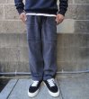 画像5: RICCARDO METHA (リカルドメッサ) 1TUCK WIDE TROUSERS コーデュロイ グレー (5)