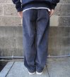 画像7: RICCARDO METHA (リカルドメッサ) 1TUCK WIDE TROUSERS コーデュロイ グレー (7)