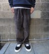 画像1: RICCARDO METHA (リカルドメッサ) 1TUCK WIDE TROUSERS CORDUROY マロン (1)