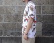画像5: TWO PALMS (トゥーパームス) S/S Hawaiian Shirt HAWAIIAN ORCHID ホワイト (5)