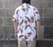 画像6: TWO PALMS (トゥーパームス) S/S Hawaiian Shirt HAWAIIAN ORCHID ホワイト (6)