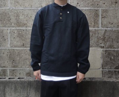 画像1: CAMBER (キャンバー) X-TREME WEIGHT JERSEY HENLEY NECK ブラック