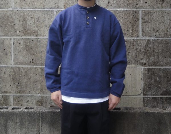 画像1: CAMBER (キャンバー) X-TREME WEIGHT JERSEY HENLEY NECK ネイビー (1)