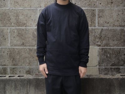 画像1: LIFEWEAR (ライフウェア) LONG SLEEVE CREWNECK TEE ブラック