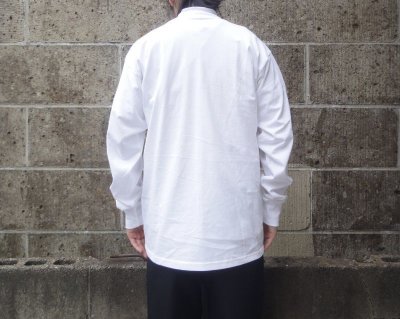 画像3: LIFEWEAR (ライフウェア) LONG SLEEVE MOCK NECK TEE ホワイト