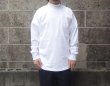 画像1: LIFEWEAR (ライフウェア) LONG SLEEVE MOCK NECK TEE ホワイト (1)