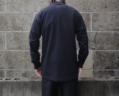 画像3: LIFEWEAR (ライフウェア) LONG SLEEVE MOCK NECK TEE ブラック