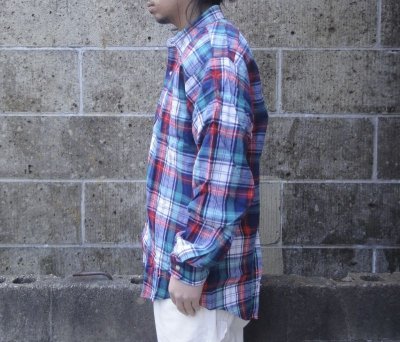 画像2: CLEVE (クリーブ) 90's Deadstock ライトフランネルシャツ E PLAID