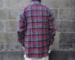 画像7: Deadstock 90's CLEVE (クリーブ) ライトフランネルシャツ D PLAID (7)