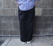 画像8: RICCARDO METHA (リカルドメッサ) 1TUCK WIDE TROUSERS ブラック (8)