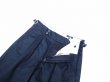 画像3: RICCARDO METHA (リカルドメッサ) 2TUCK BELTLESS TROUSERS  ネイビー (3)