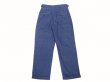 画像2: RICCARDO METHA (リカルドメッサ) 2TUCK BELTLESS TROUSERS デニム ウォッシュ (2)