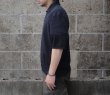 画像5: gicipi (ジチピ) SCAMPO RELAX KNITSEW POLO SHIRT ブラック (5)