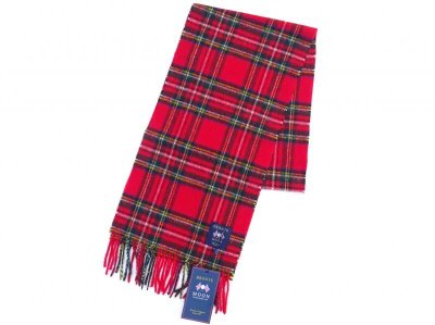 画像1: BRONTE MOON (ブロンテバイムーン) Dales Scarves - Tartan Check ロイヤルスチュワート