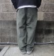 画像10: RICCARDO METHA (リカルドメッサ) 1TUCK WIDE PANTS CORDUROY オリーブ (10)