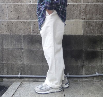 画像2: RICCARDO METHA (リカルドメッサ) 1TUCK WIDE PANTS CORDUROY ナチュラル