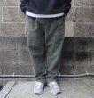 画像8: RICCARDO METHA (リカルドメッサ) 1TUCK WIDE PANTS CORDUROY オリーブ (8)