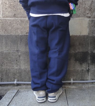 画像3: CAMBER (キャンバー) CROSS KNIT SWEAT PANT ネイビー