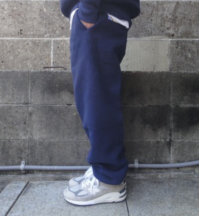 画像2: CAMBER (キャンバー) CROSS KNIT SWEAT PANT ネイビー