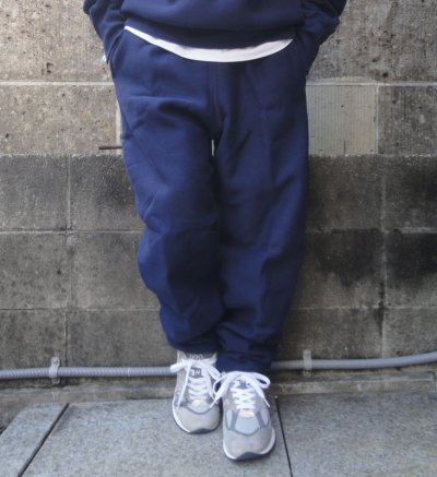 画像1: CAMBER (キャンバー) CROSS KNIT SWEAT PANT ネイビー