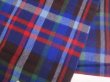 画像2: Joshua Ellis (ジョシュアエリス) Modern Tartans カシミヤマフラー コバルト系その他 (2)